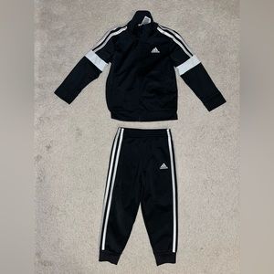 Adidas Track Suit Black, Size 3T